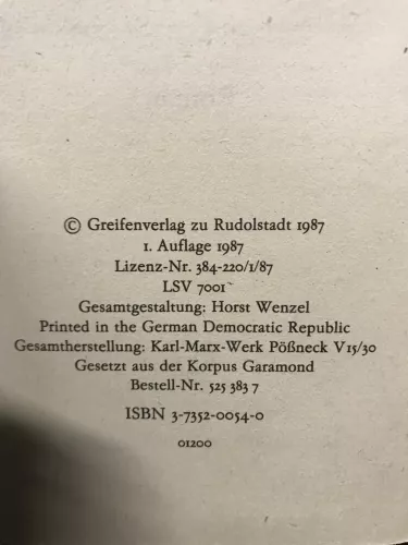 Erhard Agricola, Im Bann der Zaubermächtigen Kirke