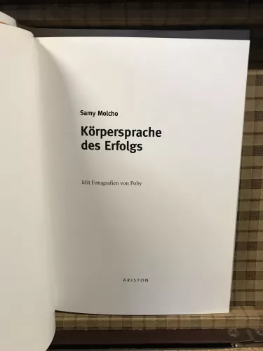 Samy Molcho, Körpersprache des Erfolgs