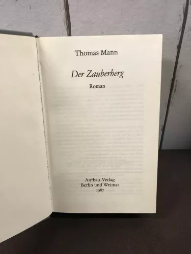 Thomas Mann, Der Zauberberg