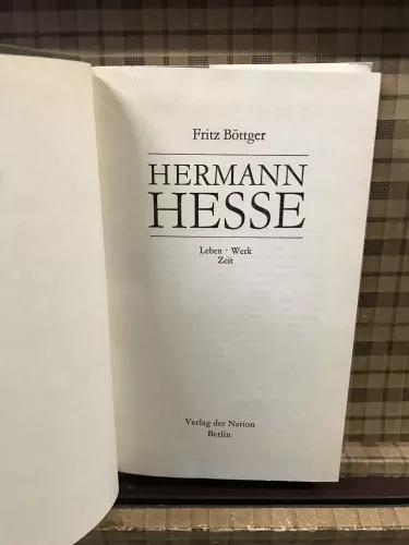 Fritz Böttger, Hermann Hesse