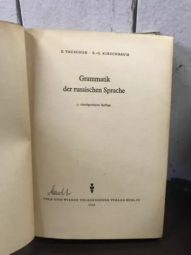 Grammatik der russischen Sprache