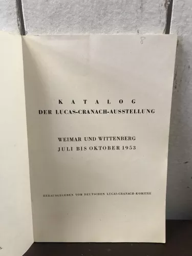 Deutsche Cranach-Ehrung 1953