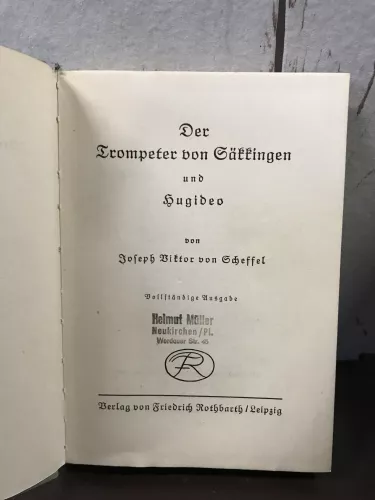 Der Trompeter von Säkkingen und Hugideo