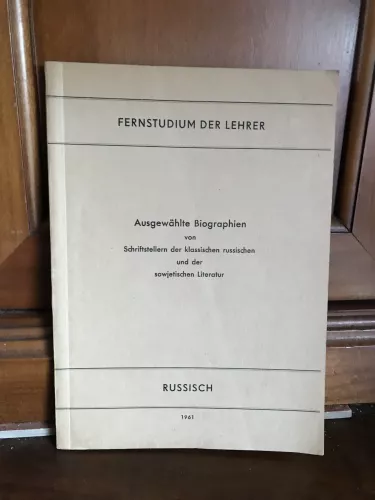 Ausgewählte Biographien von Schriftstellern der...