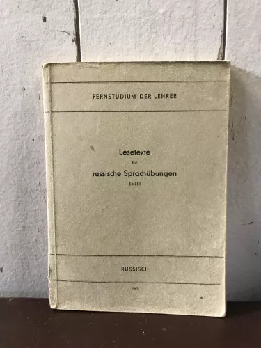 Lesetexte für russische Sprachübungen Teil III