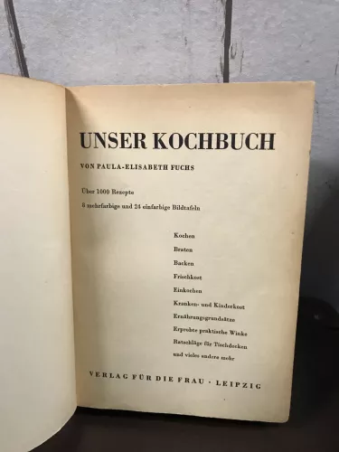 Unser Kochbuch