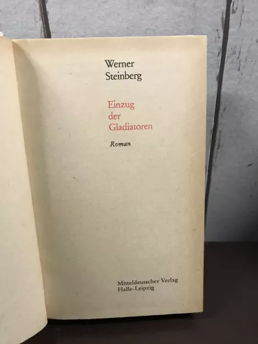 Werner, Steinberg, Einzug der Gladiatoren