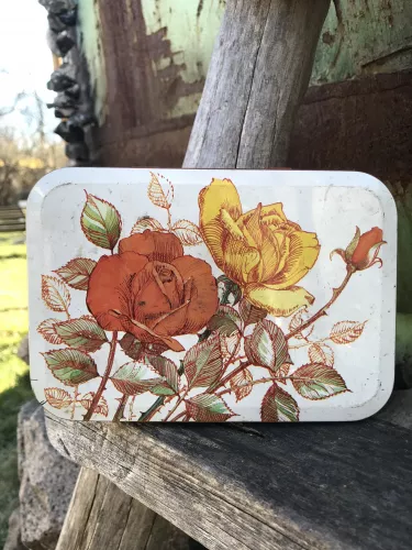 Blumenmotiv Orange