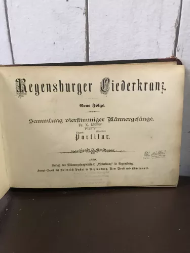 Regensburger Liederkranz 1879