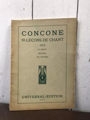 Concone 50 Lecons de Chant OP.9