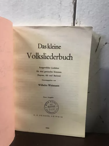 Das kleine Volksliederbuch