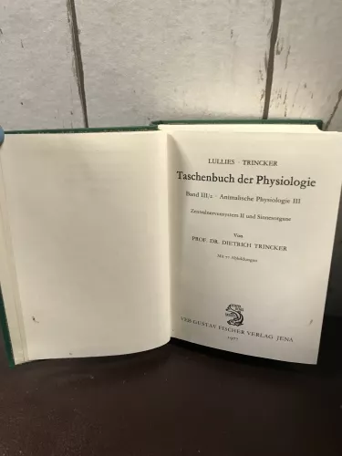 Taschenbuch der Physiologie III/2