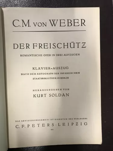 Weber - Freischütz