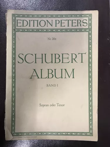 Schubert Album Band 1