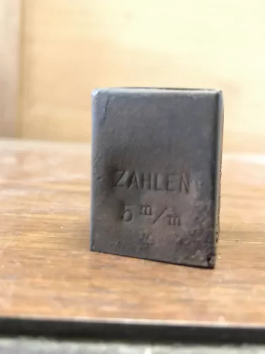 Schlagstempel Zahlen 5mm