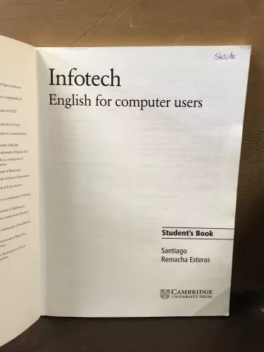 Infotech English for computer users red