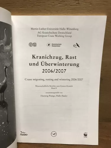 Kranichzug Rast und Überwinterung 2006/2007