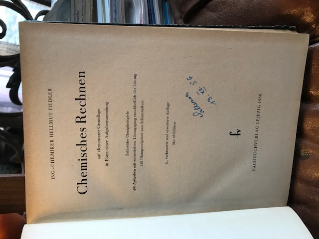 Chemisches Rechnen, H. Fiedler