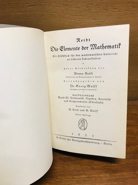 Die Elemente der Mathematik