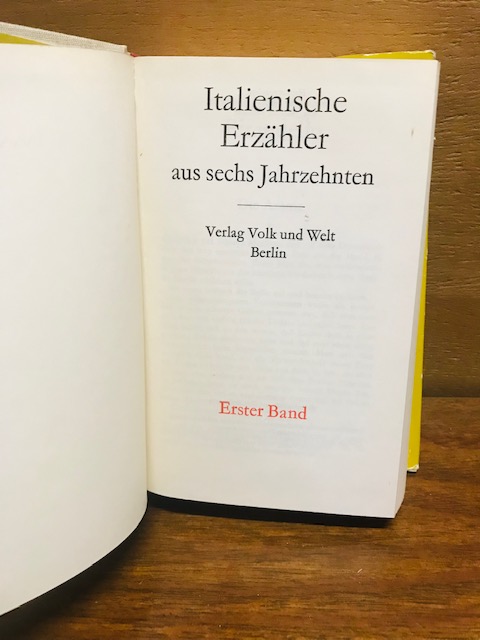 Italienische Erzähler aus sechs Jahrzehnten (1977)