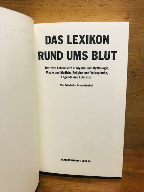 Das Lexikon rund ums Blut