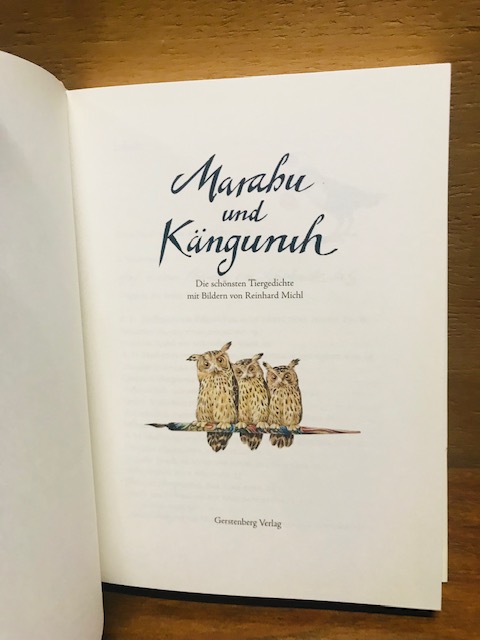 Marabu und Känguruh