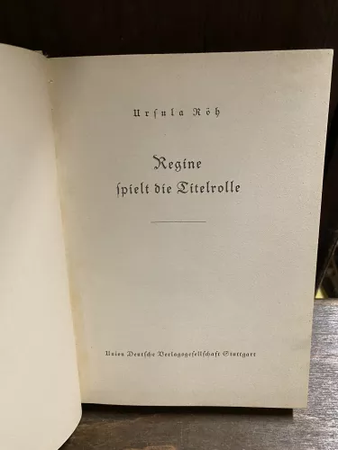 Regine spielt die Titelrolle (1941)