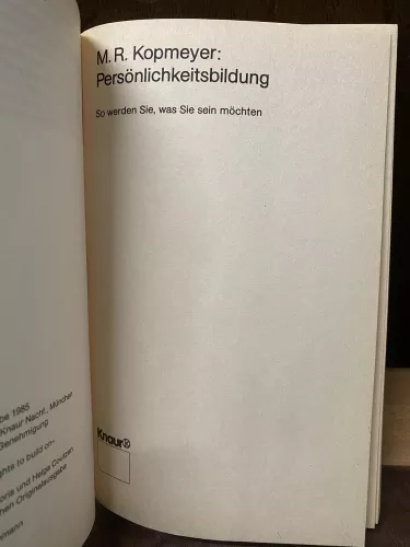 Persönlichkeitsbildung