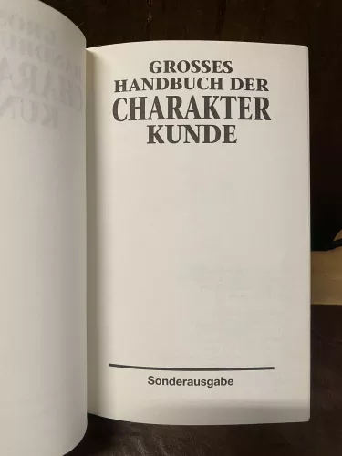 Charakterkunde