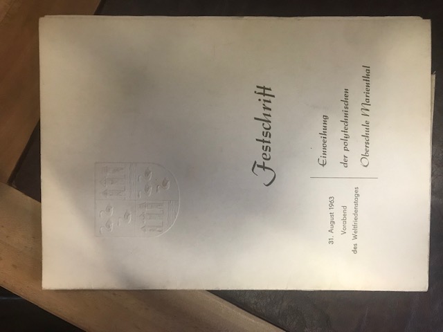 Festschrift - Oberschule Marienthal