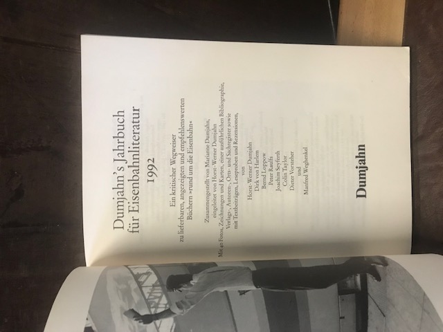 Dumjahn´s Jahrbuch für Eisenbahnliteratur 1992