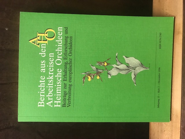 Arbeitskreisen Heimische Orchidee Heft 2 1996