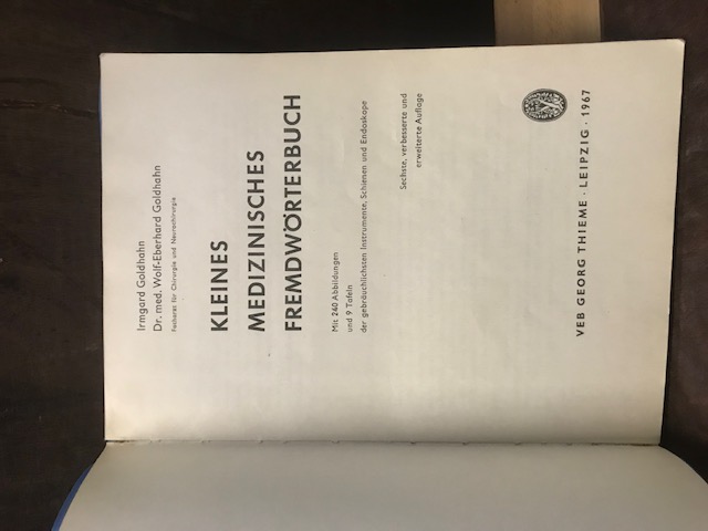 Kleines Medizinisches Fremdwörterbuch