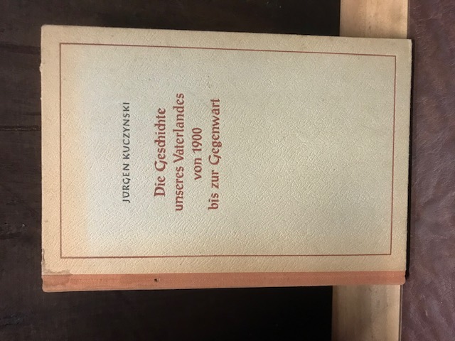 Die Geschichte unseres Vaterlandes von 1900