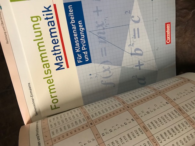 Formelsammlung Mathematik Naturwissenschaften, Cor