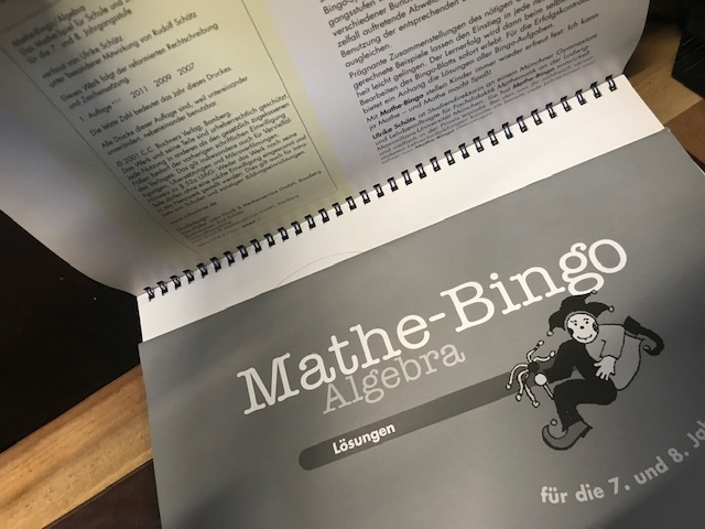 Mathe Bingo Algebra