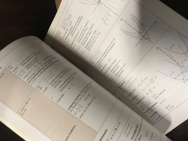 Formelsammlung bis KLasse 10, Paetec