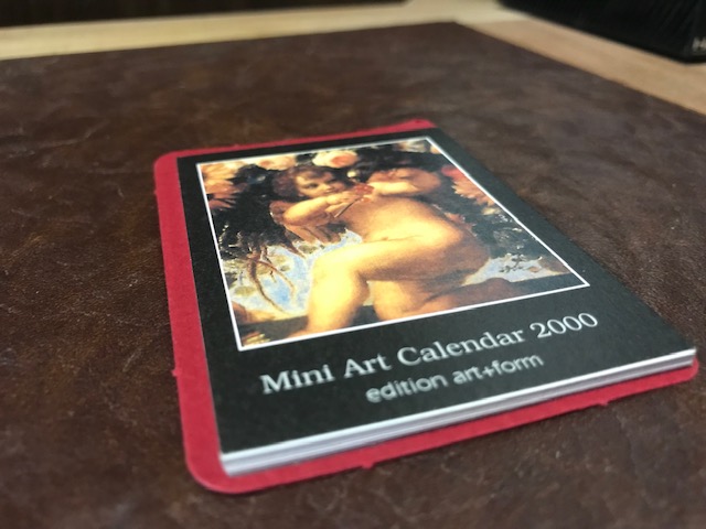 Mini Art Calendar 2000 edition art+form