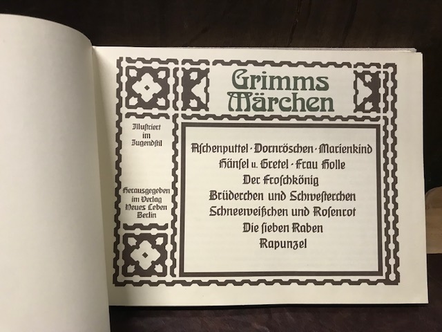 Grimms Märchen, Illustriert im Jugendstil