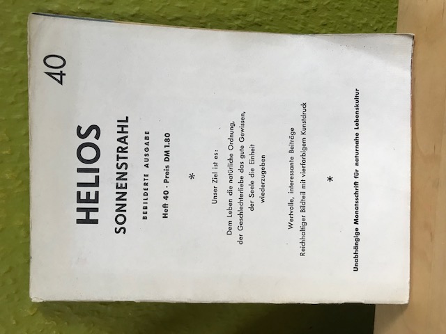 Helios Sonnenstrahl Heft 40