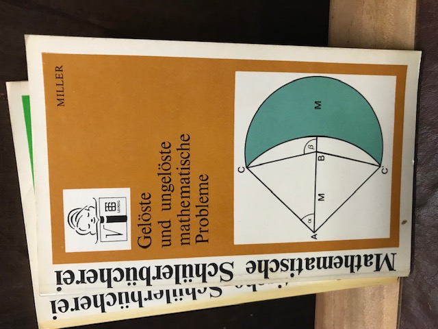 Mathematische Schülerbücherei, 3 Hefte