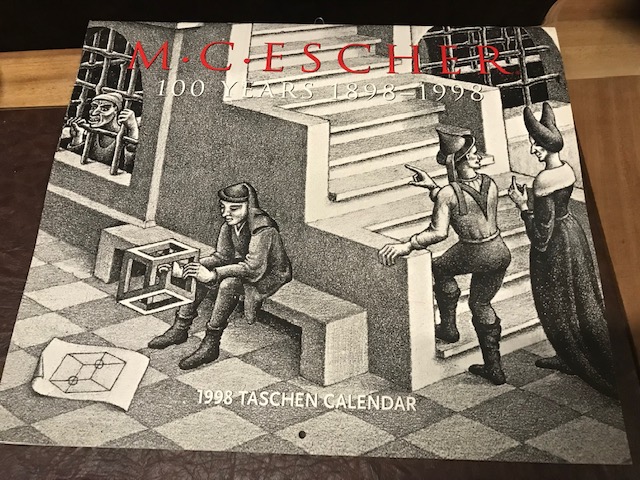 M.C. Escher, 100 years 1898-1998, 1998 Taschenkale