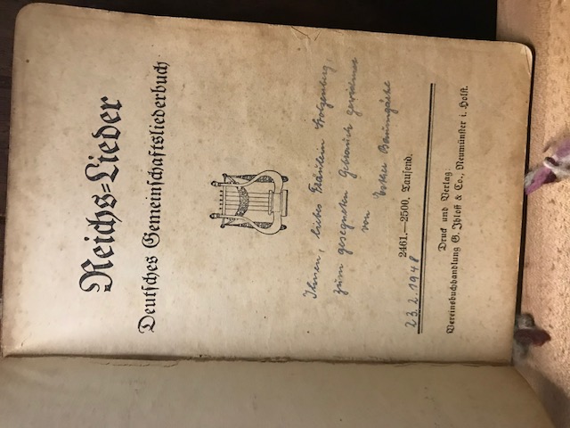 Reichslieder, Deutsches Gemeinschaftsliederbuch