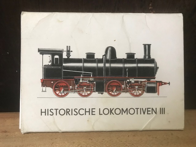 Historische Lokomotiven III, 12 Postkarten