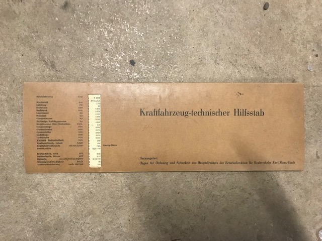 Kraftfahrzeug-Technischer Hilfsstab