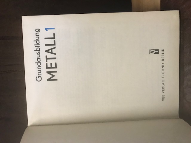 Grundausbildung Metall 1, 1966