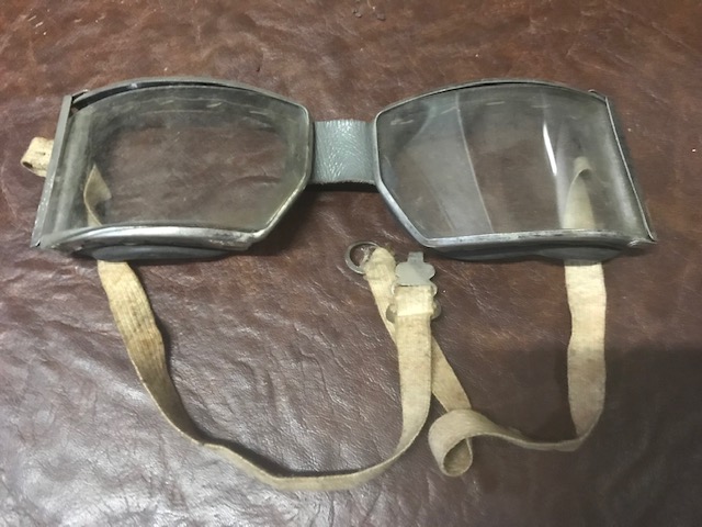 Alte Motorrad Auto Brille