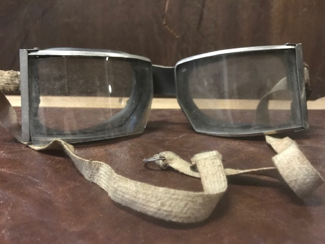 Alte Motorrad Auto Brille