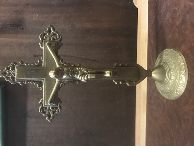 Vintage Messing Kreuz Jesus