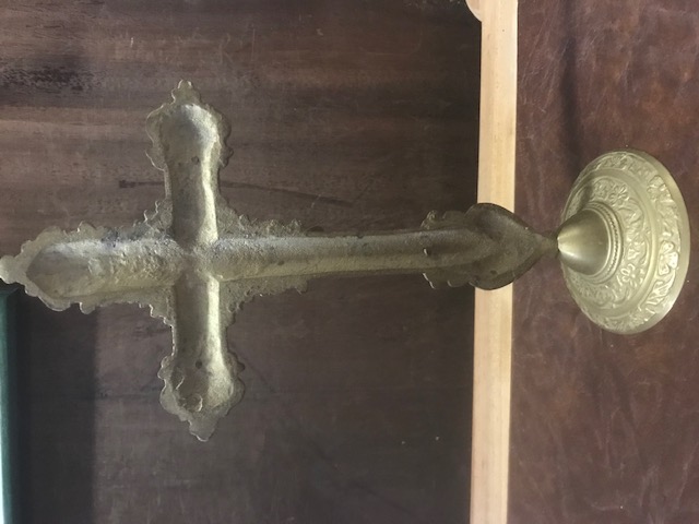 Vintage Messing Kreuz Jesus